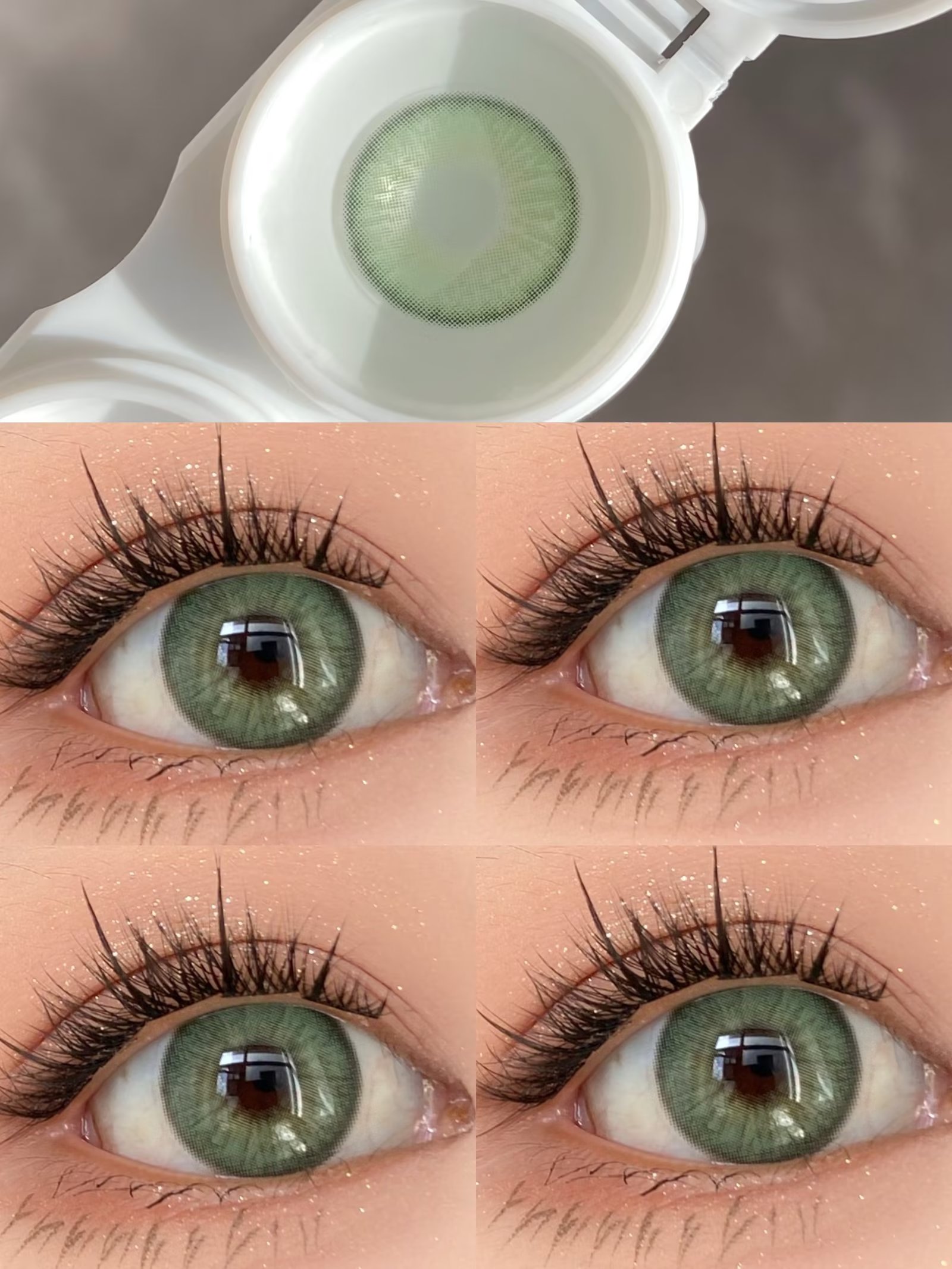 ALLECON 年抛隐形眼镜 橘绿之泉 14.0mm 1副/2片 左右度数可不同 - VVCON美瞳网