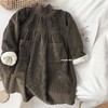【洋气连衣裙！点亮萌宝时尚】秋冬新款女童洋气连衣裙，加绒加厚高领女宝宝娃娃裙长袖，童颜娃娃裙，温暖满满。高领设计，抵御寒风，窝心呵护。勾勒童真，宛如仙女lm 商品缩略图0