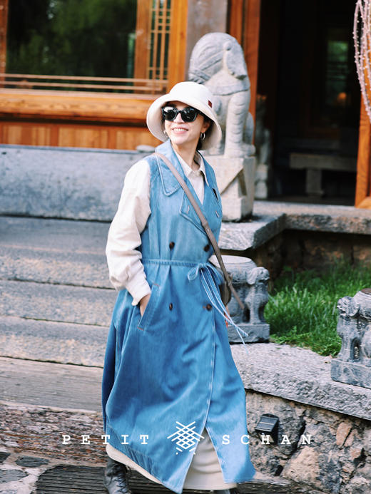 PETIT SCHAN小闪 #055 four seasons 四季 经典款进口天然斜纹棉料四季款渔夫帽 商品图4