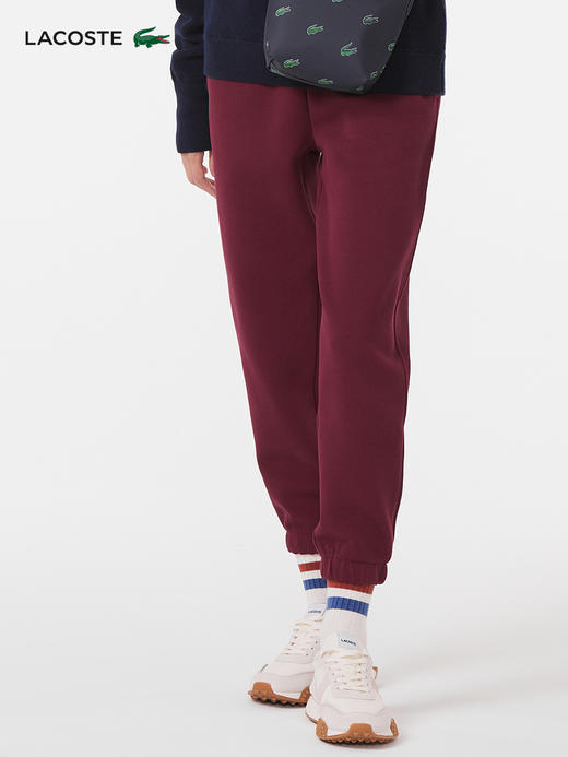 【海南专供价】LACOSTE法国鳄鱼女装百搭束脚运动裤休闲裤卫裤XF0149-98 商品图1