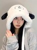 【可爱俏皮的小狗雷锋帽！】秋冬爆款骑车保暖护耳显脸小韩版卡通帽子，俏皮又时尚  透气保暖 蓬松毛绒包裹 温暖显脸，坐车出行更加时尚流行 hh 商品缩略图4