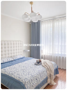 沉浸式宅家！今天是蓝色的卧室啊！