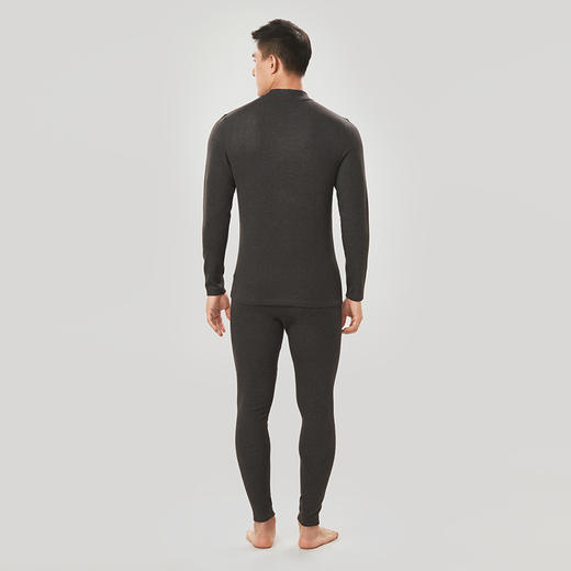 都市丽人都市锋尚舒暖保暖内衣男负5至5度适穿轻羽绒保暖衣中厚款套装秋衣秋裤FW31D7 商品图3