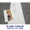 【大彩图】何家英工笔画白描底稿《米脂的婆姨》高清打印稿人物线稿ZV13 商品缩略图1