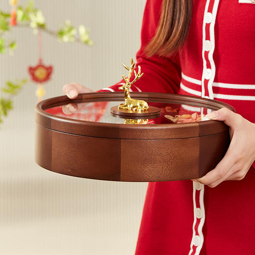 初心| 圆形分格果盘四格九格 商品图2