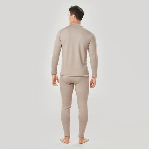 都市丽人都市锋尚超级暖臻暖保暖内衣男负15度以下适穿导电丝-牛奶暖暖衣加厚套装秋衣秋裤FW32A7 商品图3