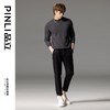 PINLI品立秋冬新品男士修身纯色针织衫加绒加厚长袖打底毛衣GD233210159 商品缩略图9