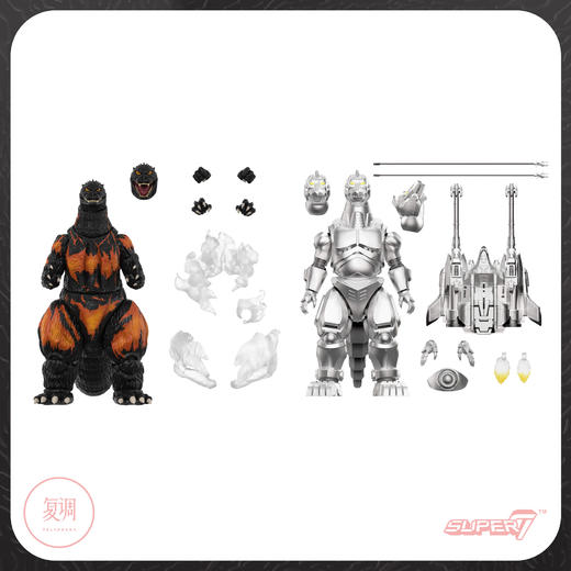 现货 Super7 东宝哥斯拉终极版系列2 哥斯拉1995 机械哥斯拉 商品图10