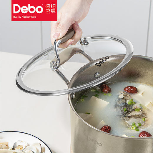 Debo德铂罗麦斯纯钛汤锅不挑炉灶 商品图4