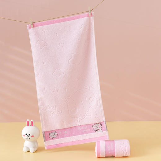 【39.9/任选3件！吸水性好】婴儿毛巾全棉吸水卡通，儿童宝宝礼品童巾，卡通刺绣小毛巾，柔软又透气，不易掉绒起毛 商品图5