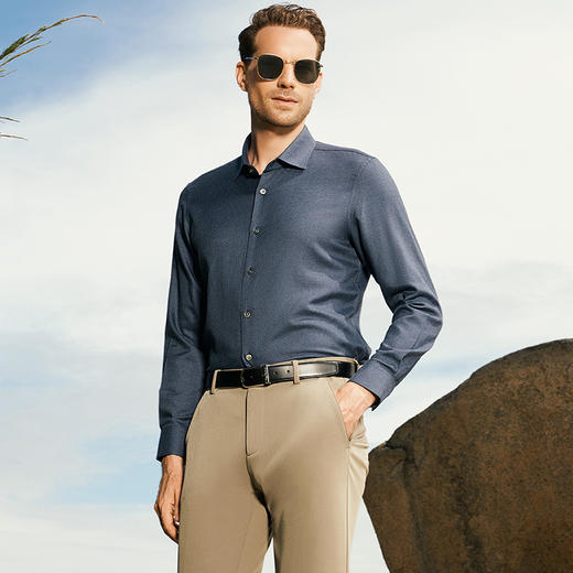 YvesFigarau伊夫·费嘉罗休闲长袖衬衫942313 商品图1