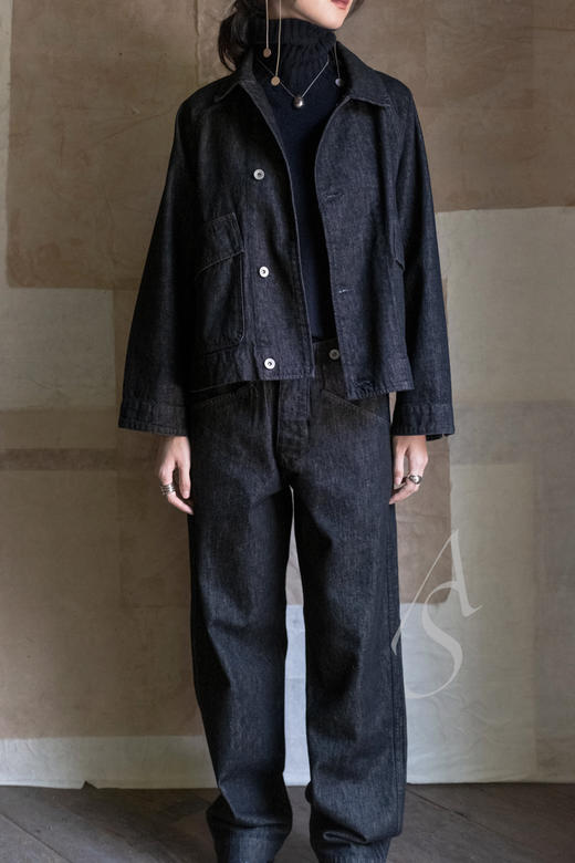 MHL  日版靛蓝色/黑色Canton Denim牛仔裤 商品图4