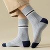 都市丽人都市锋尚休闲系列宝宝绒中筒袜厚款男士常规袜袜子FC3DE9 商品缩略图0
