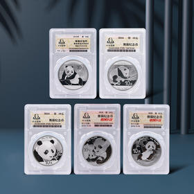 【现货】2015-2020年熊猫银币·中金国衡封装版