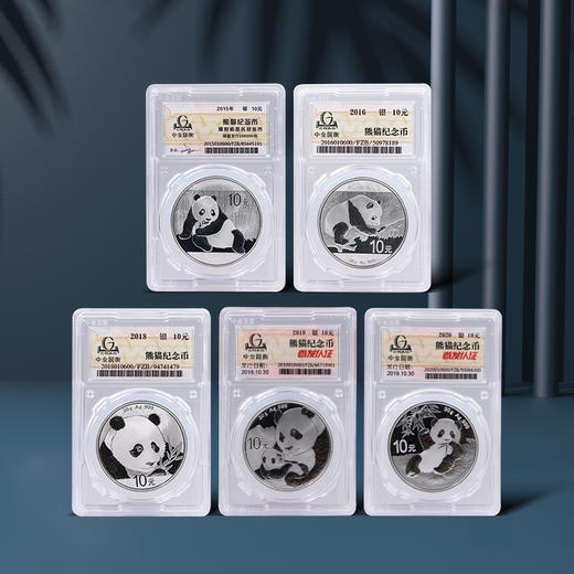 【现货】2015-2020年熊猫银币·中金国衡封装版 商品图0