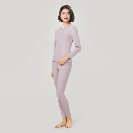 都市丽人强暖保暖衣女负15至负5度适穿玻尿酸复合绒保暖衣加厚款套装秋衣秋裤新年本命年红品LW32A2 商品图1