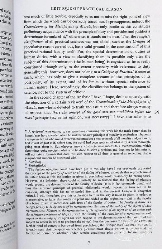 预售 【中商原版】康德 实践理论批判 剑桥哲学史经典文本丛书 Immanuel Kant Critique of Practical Reason 英文原版 哲学三部曲 商品图6