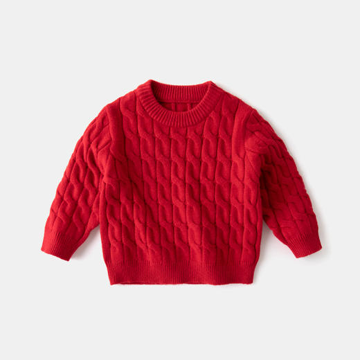 【儿童毛衣！舒适保暖】婴儿冬季宝宝打底衫，冬装男童线衣女童上衣潮，温暖又时尚 柔软舒适 御寒保暖  细腻针织 柔软厚实 颜值与舒适并存 商品图5