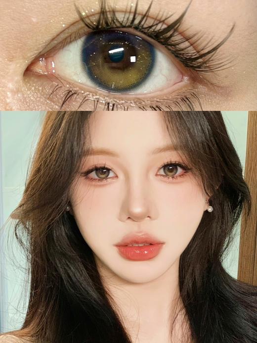 碎钻蓝紫14.5mm 实际佩戴约14.2 微扩瞳~ 商品图0