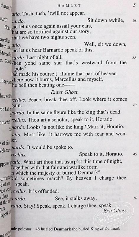 【中商原版】莎士比亚：哈姆雷特 英文原版 经典文学 Hamlet (Signet Classics) Shakespeare 商品图5