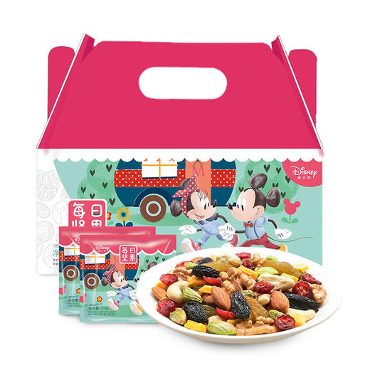 【迪士尼】每日坚果（玫瑰版） 750g 礼盒装 25g*30袋
 商品图6