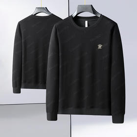 【一口价】【新款DX】大依优型大码圆领卫衣长袖加肥加大休闲运动上衣男打底衫胖子300斤