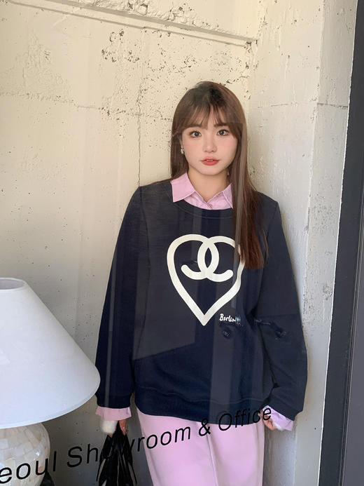 【撞色假两件套装！时尚潮流】女冬季胖mm大码加绒加厚半身裙两件套，加绒加厚的设计，暖意满满；半身裙的搭配，优雅又独特 商品图3