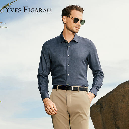YvesFigarau伊夫·费嘉罗休闲长袖衬衫942313 商品图0
