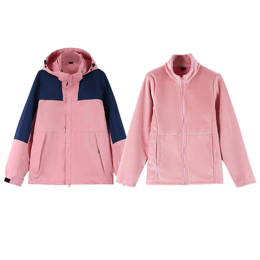 冬季新款，户外运动冲锋衣三合一两件套防风外套TR-ZY8736 商品图4