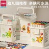 【食品级原料！安全可靠】得力马克笔儿童安全无毒可水洗，水性双头绘画笔学生专用彩笔，双头设计 精细描绘，速干不脏手 安心又省心 画笔轻巧灵活 商品缩略图0