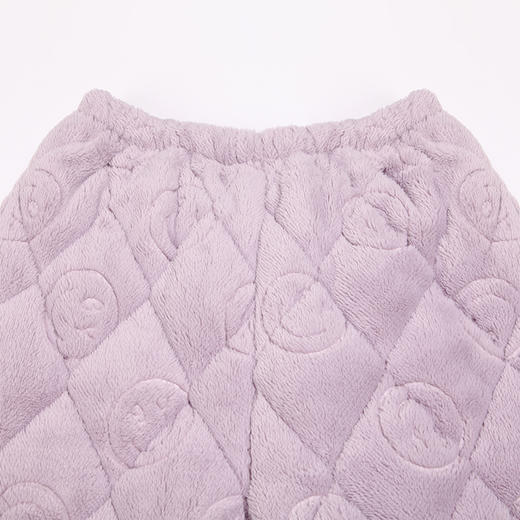 都市丽人生活家居女士睡衣长毛绒提花夹棉加厚款长袖长裤类家居服套装LH31K8 商品图7