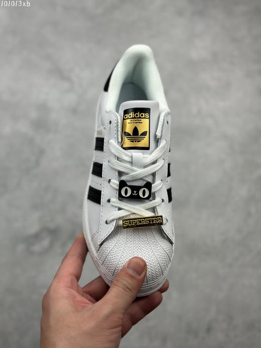 秋冬特惠💰330 Adidas Originals Superstar "White" 经典贝壳头系列低帮百搭休闲运动板鞋 商品图1