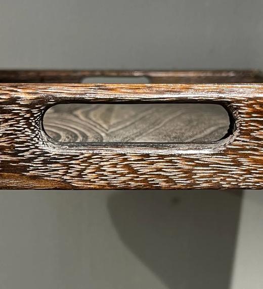 老榆木镶铜边长方托盘，顺丰包邮 商品图11