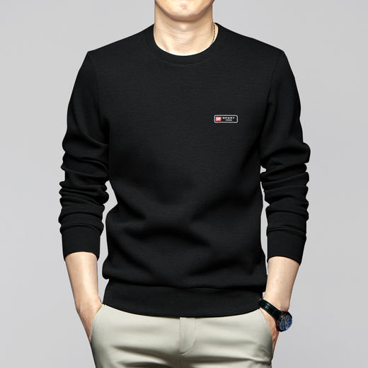 【一口价】【新款DX】大依优型大码圆领印花卫衣长袖加肥加大休闲运动上衣男打底衫胖子300斤 商品图6