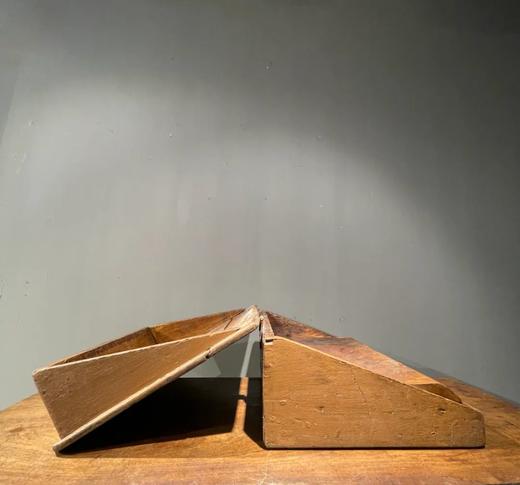 十九世纪法国可携式肉铺砧板及木箱，顺丰包邮 商品图11