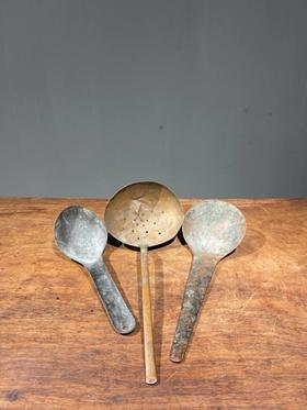 三件套组烹煮用銅勺，顺丰包邮