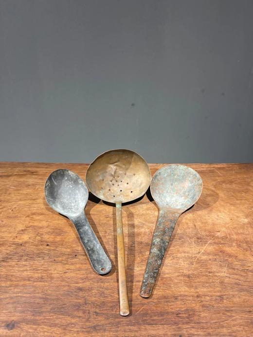 三件套组烹煮用銅勺，顺丰包邮 商品图0