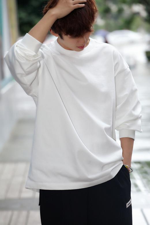 333564157极简纯色圆领卫衣 商品图1
