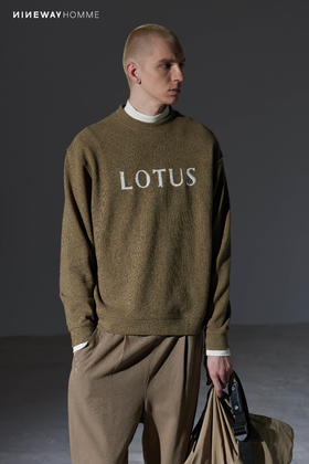 337318字母装饰长袖卫衣