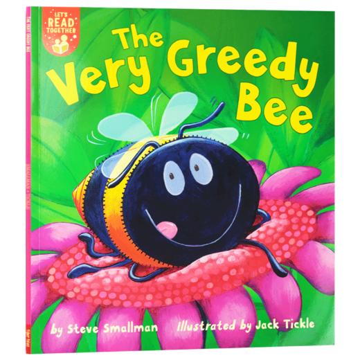 英文原版 The Very Greedy Bee 贪婪的蜜蜂 Let's Read Together系列1 儿童插画绘本 英文版 商品图4