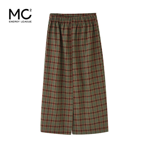 呢料格子半裙-3179Q3242517 商品图4