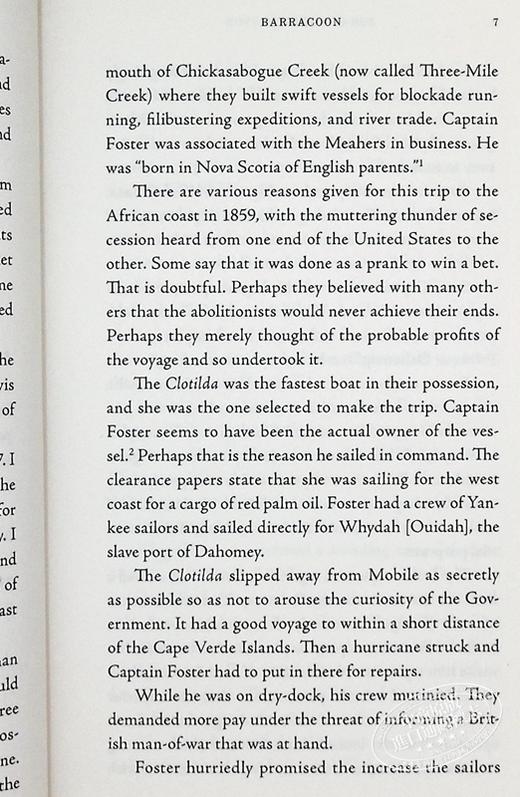 【中商原版】奴隶收容所 黑色货物的故事 Barracoon 英文原版 佐拉 赫斯顿 Zora N Hurston 美国黑人作家 他们眼望上苍作者 商品图5