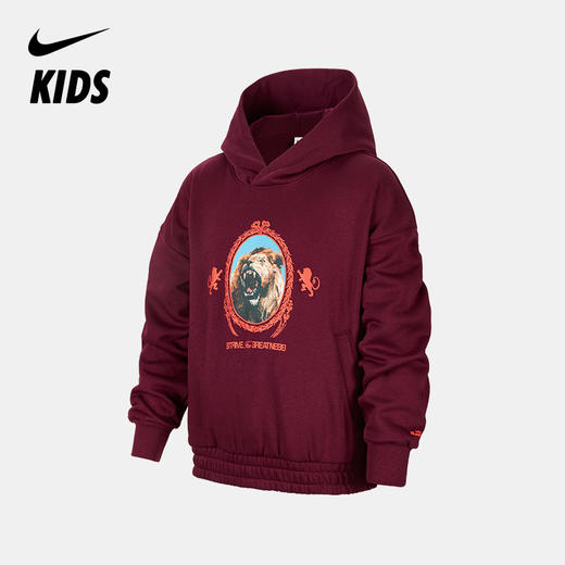 Nike LeBron 大童篮球套头连帽衫 FJ6065 商品图0