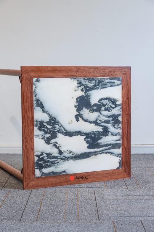 红桥红  家具严选  缅甸花梨（大果紫檀）【石面 如意壸门垂手配小棋桌】 商品图5