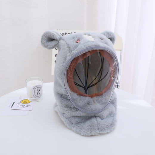 【儿童防风帽子围巾一体帽！】秋冬季宝宝防护面罩男童，围脖护耳帽潮，细腻柔软面料，温暖呵护，彰显潮酷风范，防风阻寒lm 商品图10