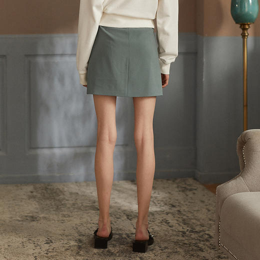 欧芮儿2018秋装新款收腰显瘦a字裙女小清新半身裙女包臀短裙子潮 商品图1