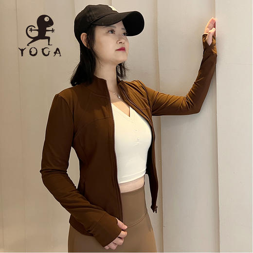 壁虎瑜伽【2310WT268】修身加绒中暖外套（无胸垫）【5天发货】 商品图7