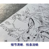 【大彩图】王生勈工笔画白描底稿《兔子》初学者临摹勾线动物线稿A652 商品缩略图4