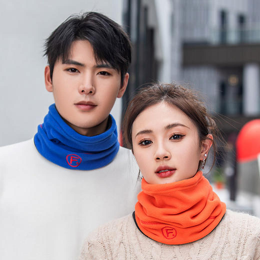 「数色可选！防风保暖」男女士多功能防寒面罩围巾秋冬季韩版潮情侣保暖挂耳针织围脖配饰 商品图3