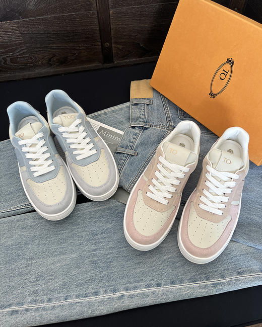 现货 THS 10.28-限时 土豆丝 淑女活力小白鞋 轻质厚底休闲运动鞋 4色 BZ1121 商品图5